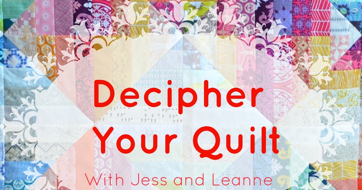 she can quilt Decipher Your Quilt finding the 25 patch block