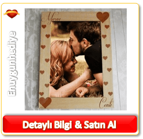Sevgiliye Özel Kalp Desenli Çerçeve sevgiliye yılbaşı hediyesi