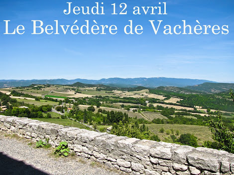 Le Belvedère de Vachères. P2. T1. 15km. Dénivelée 451m.