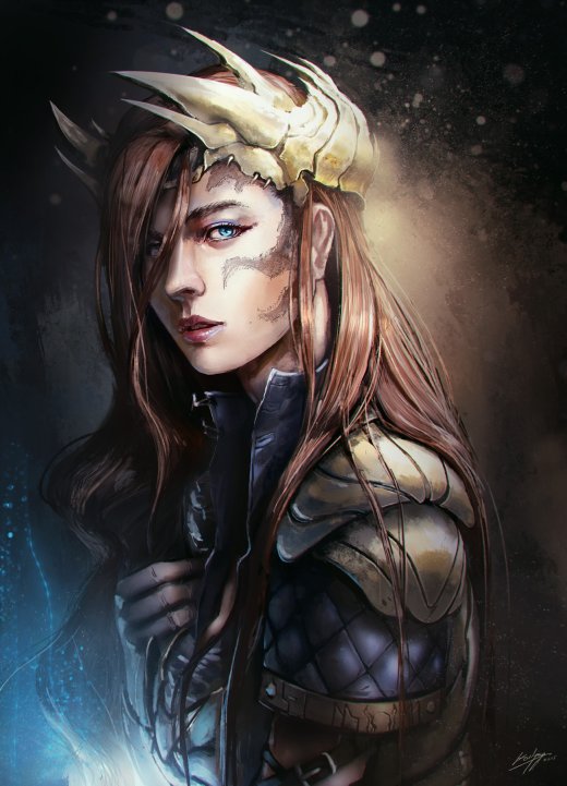As ilustrações de fantasia de Thibault Girard Thibault Girard kailyze deviantart ilustrações fantasia