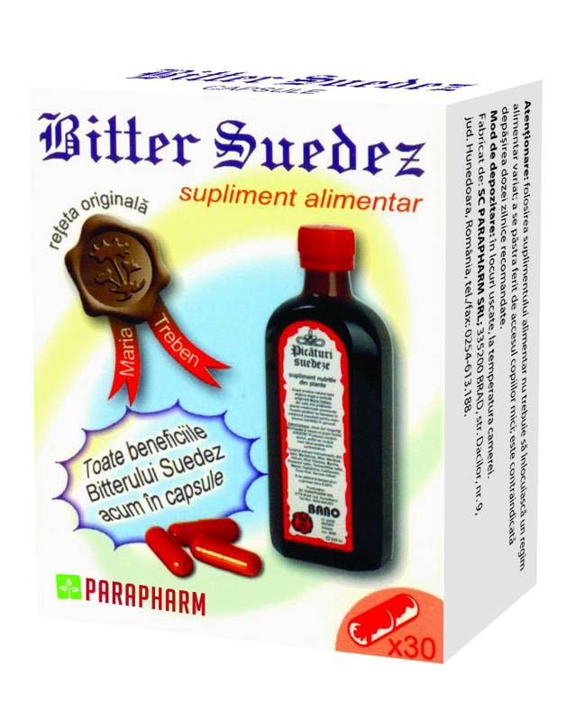 Bitter Suedez capsule Ghid medical, tratamente si remedii naturiste