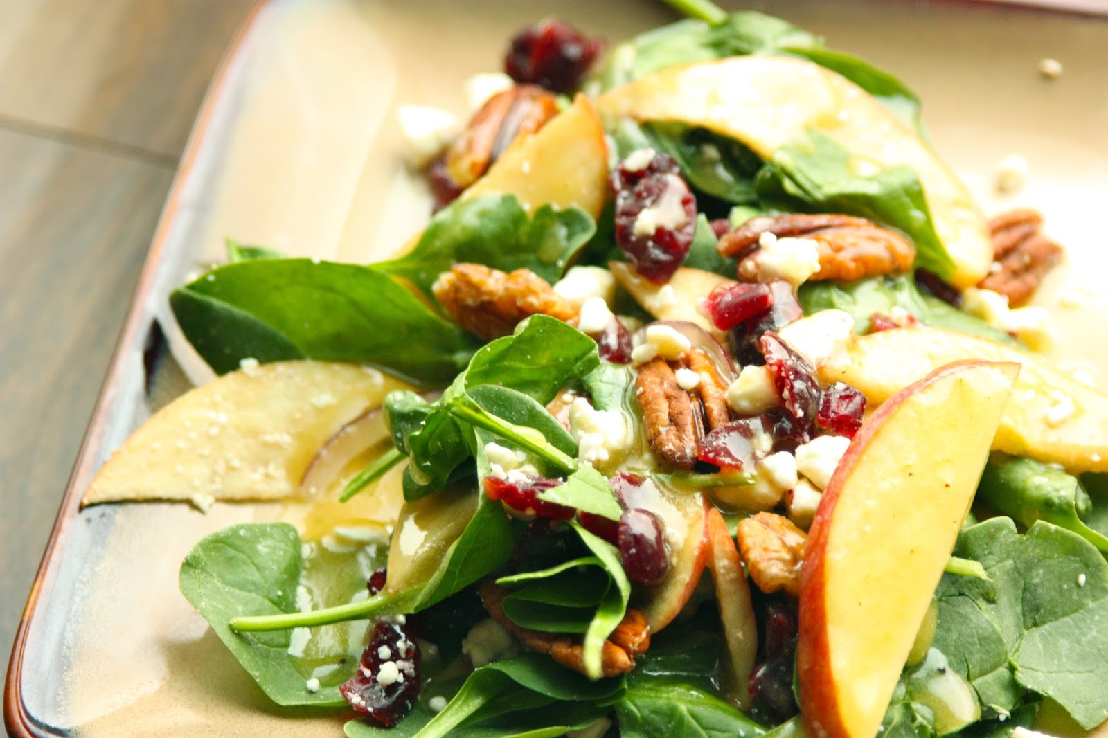 My Recipe Box Apple Pecan Spinach Salad