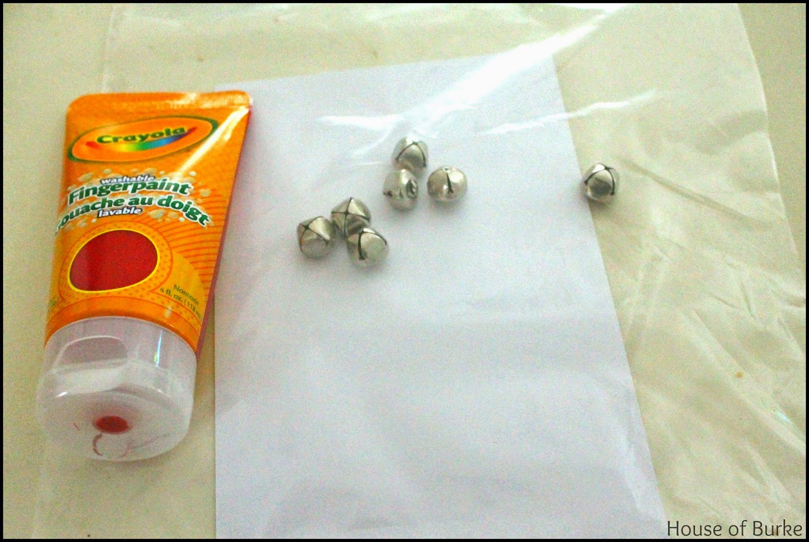 House of Burke Jingle Bell Sensory Bag Painting