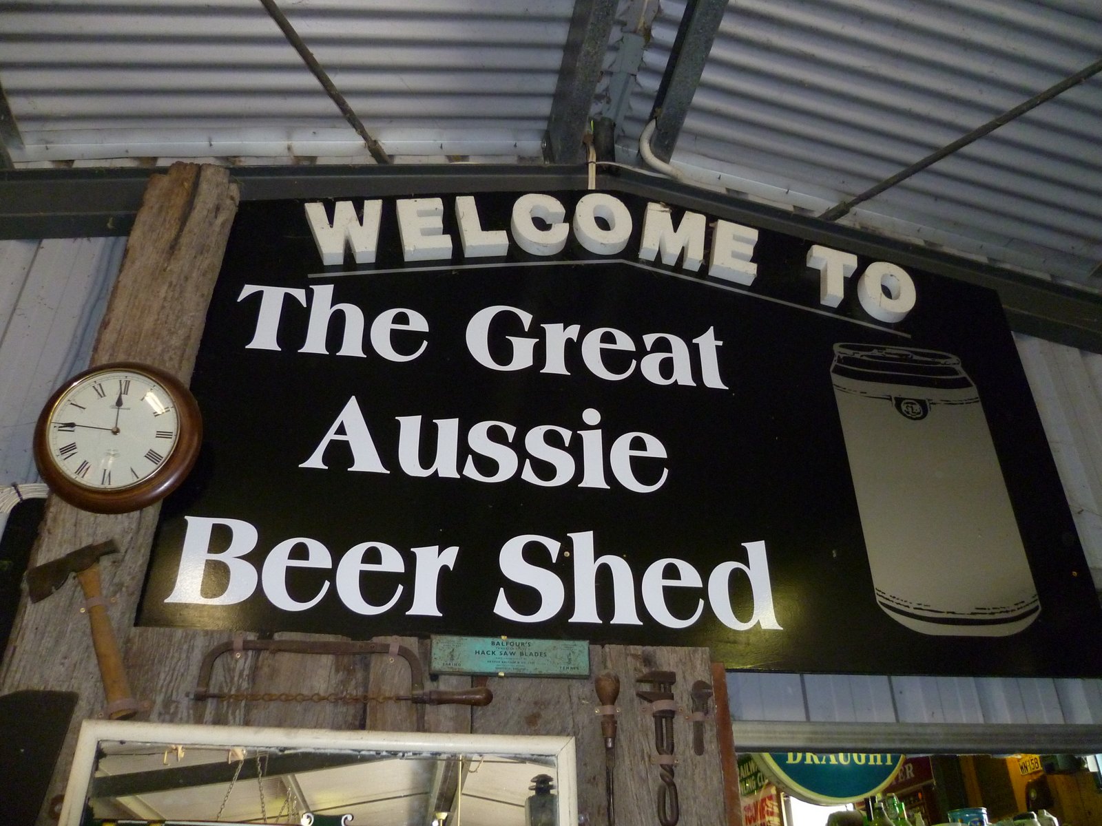 Witchwae on the Move Inside the Great Aussie Beer shed