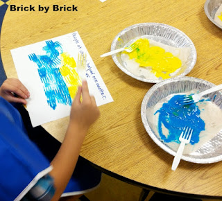 Fork Painting (Brick by Brick)