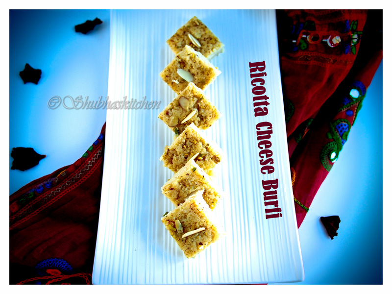 Meri Rasoi Ricotta Cheese Burfi