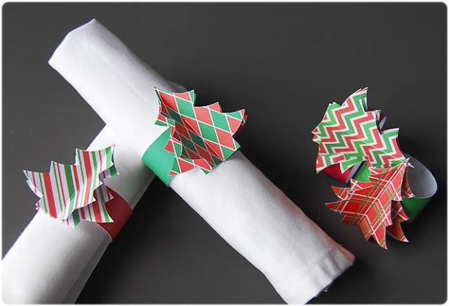  diy Christmas napkin rings