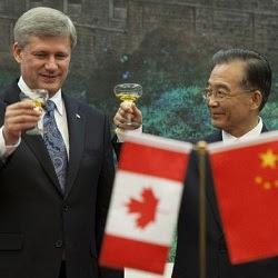 Stephen Harper & Wen Jiabao. Stephen Harper & Wen Jiabao.