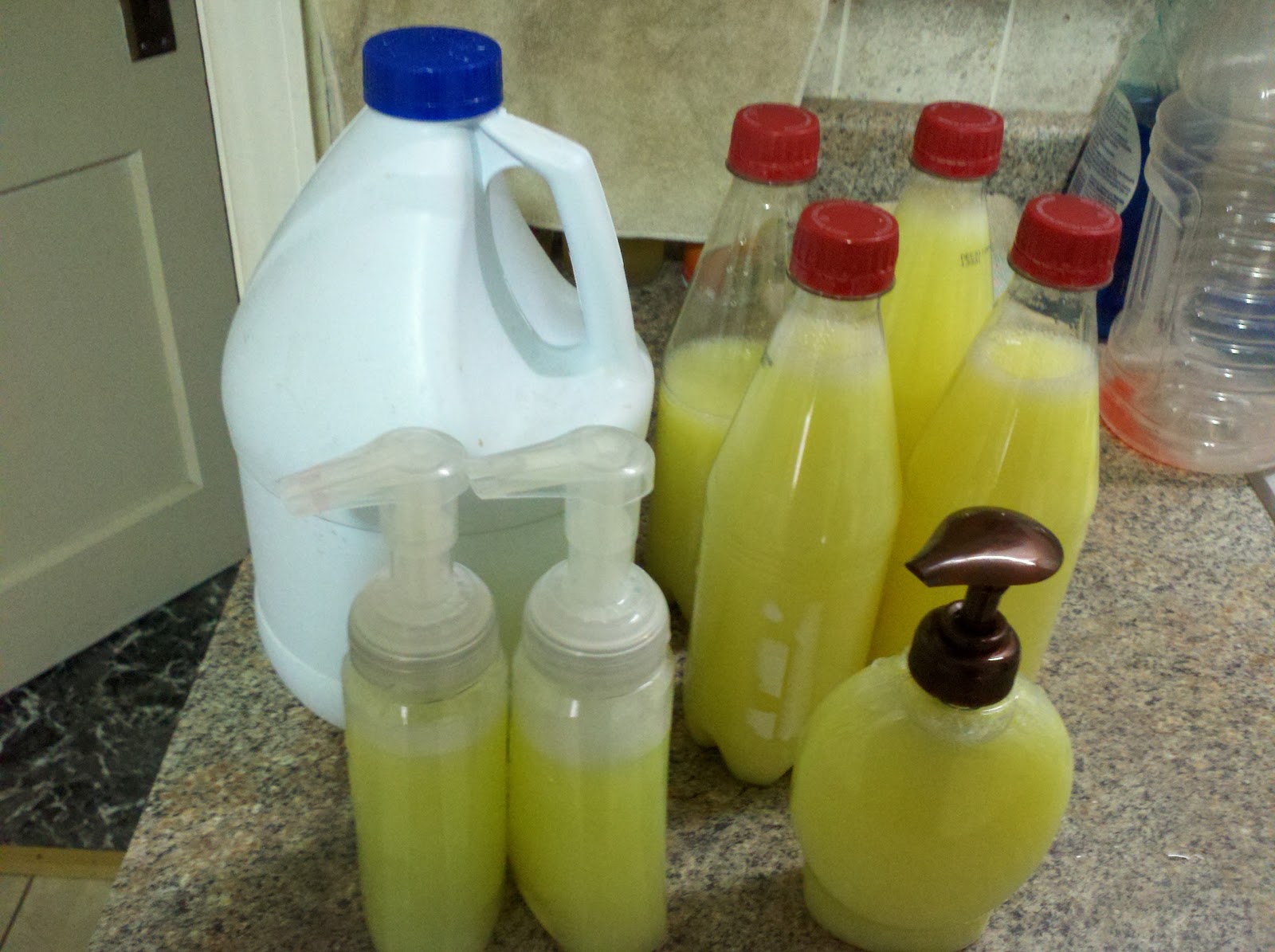 Reluctant Domestic Diva Homemade dishwasher detergent and hand soap