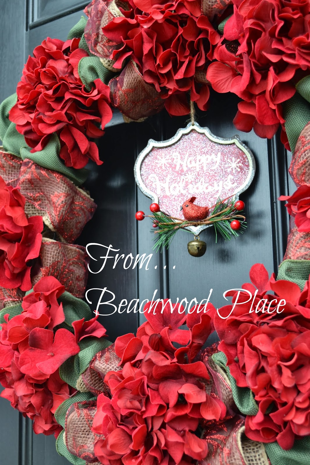 Beachwood Place: Traditional Diy Christmas Wreath