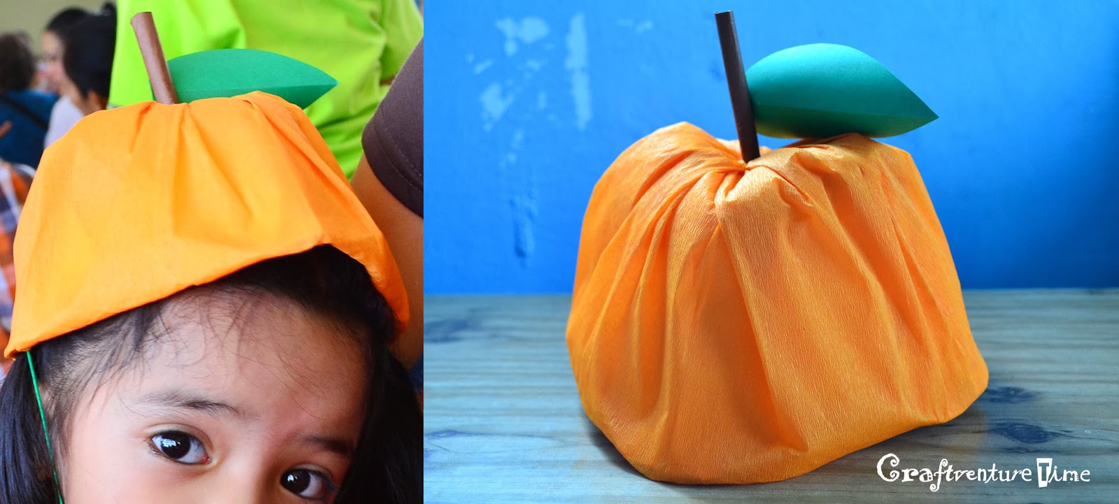 Craftventure Time DIY Fruit and Veggies Hats from Paper Boat, Part II