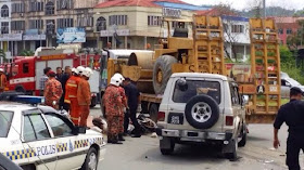  Dua maut, tiga cedera nahas dekat Penampang, info, terkini, berita, kemalangan jalan raya, nahas jalan raya, sabah, penampang