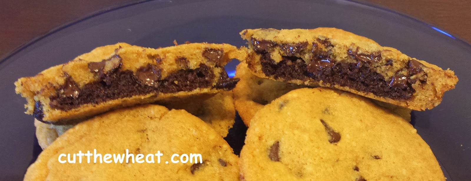 Brownie Stuffed Chocolate Chip Pillow Cookies Low Carb, Gluten Free, Sugar Free, Grain Free