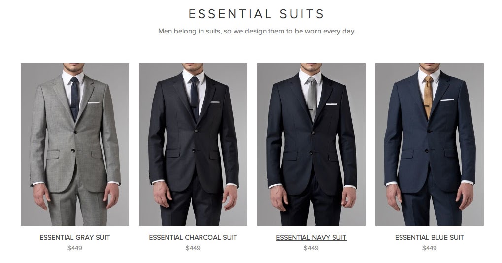 Cast your vote What is the most versatile Indochino Essential Suit?