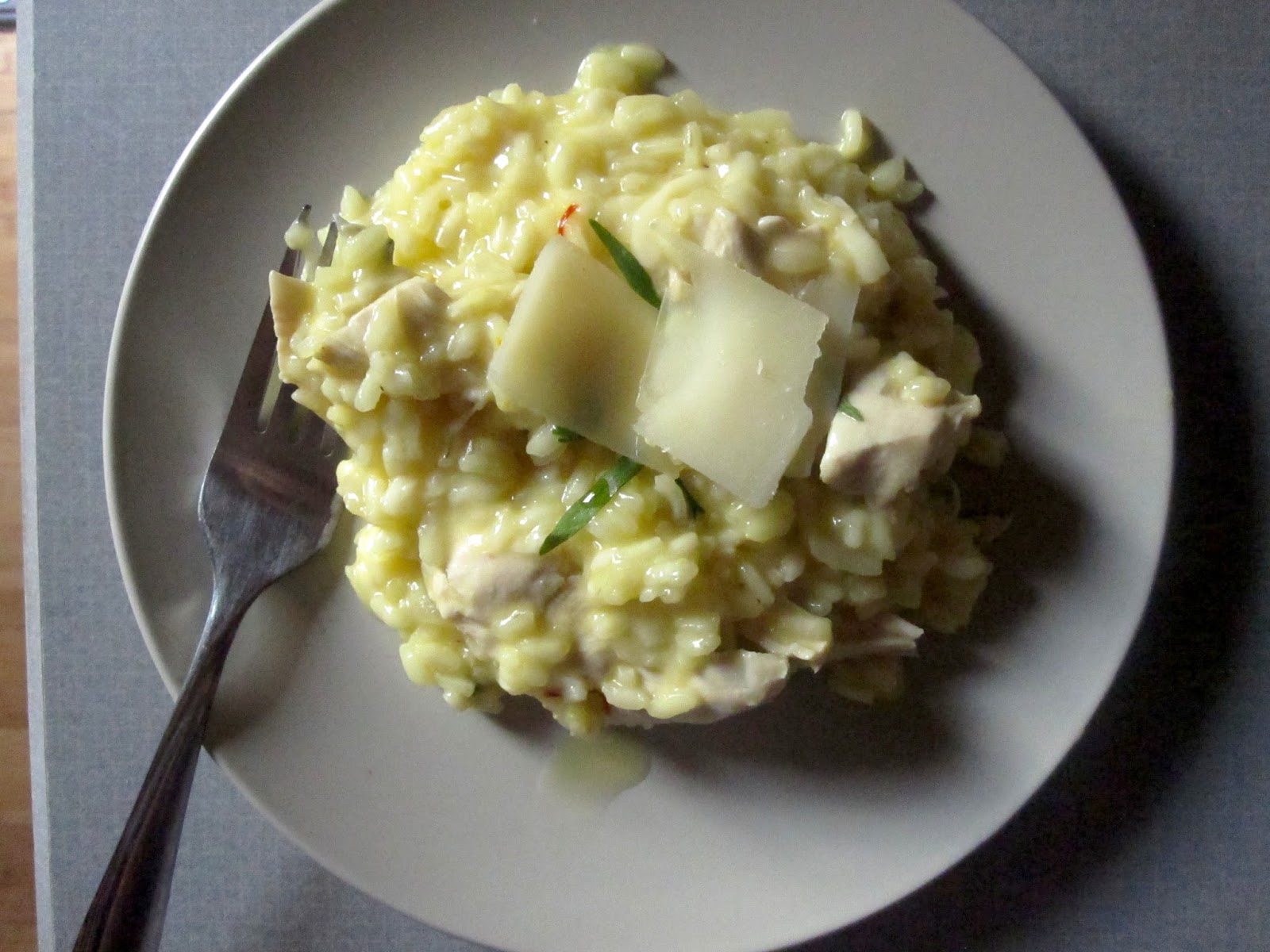 Makers and Bakers Poached Chicken Risotto with Tarragon and White