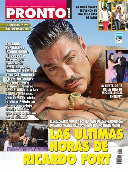 La muerte de Fort, tapa de las revistas 0001372247