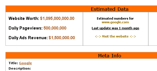 website worth calculator website worth calculator