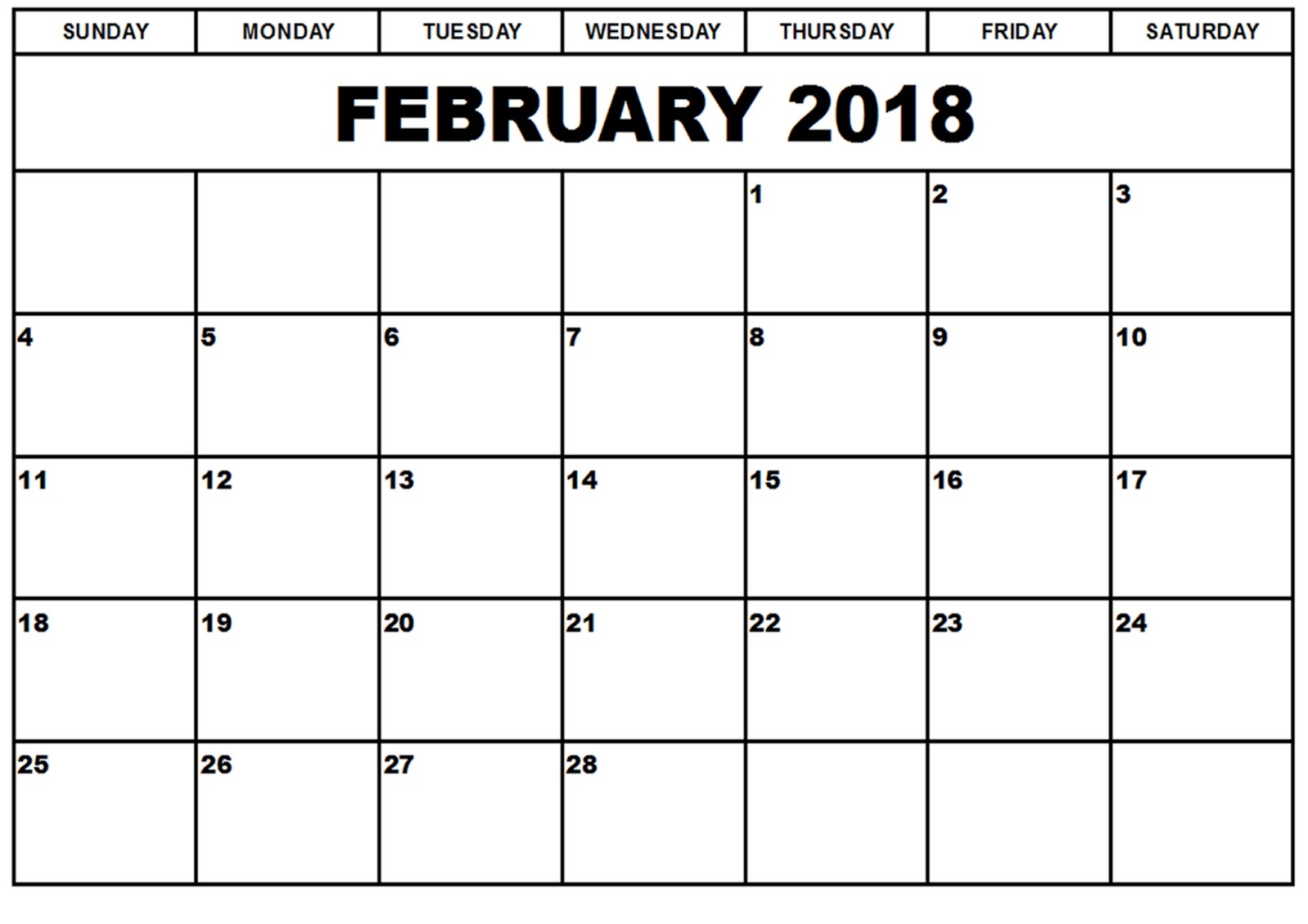 Printable Calendar 2019 February 2018 Calendar Printable Free Templates