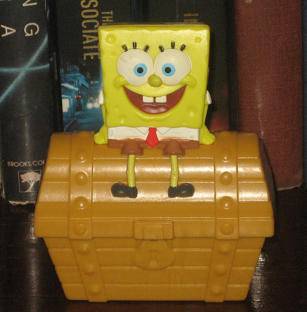 Percy's Fast Food Toy Stories Treasure Chest Spongebob McD