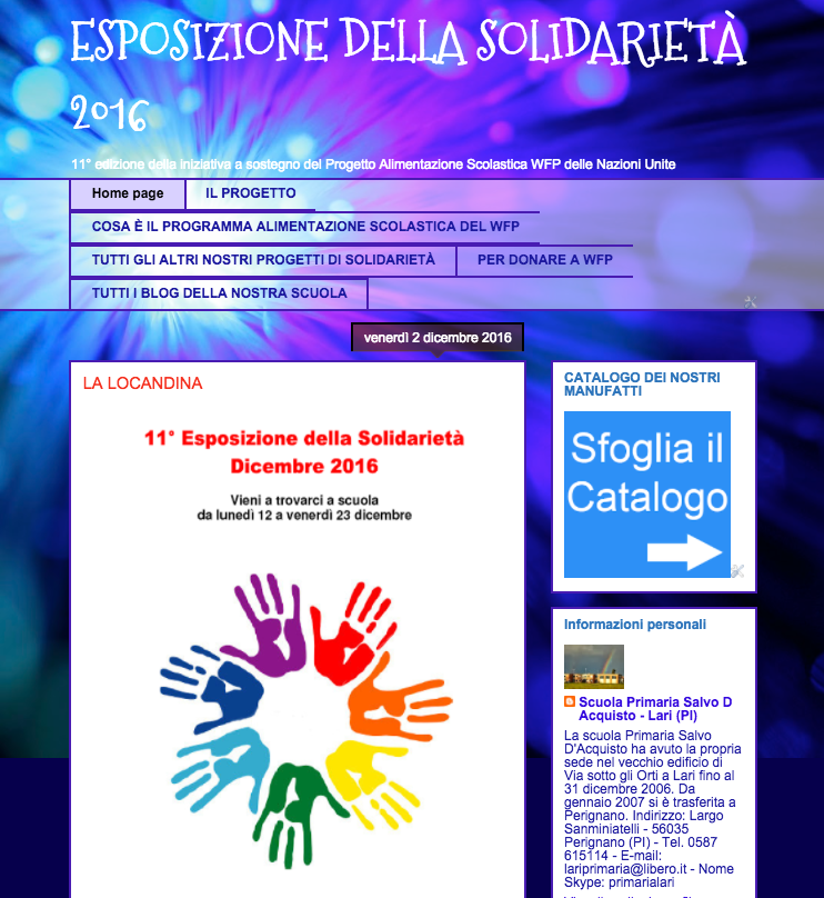 ESPOSIZIONE DELLA SOLIDARIETà 2016