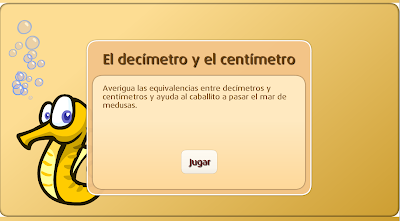 LA MINA. 3º de PRIMARIA: EL DECÍMETRO Y EL CENTÍMETRO