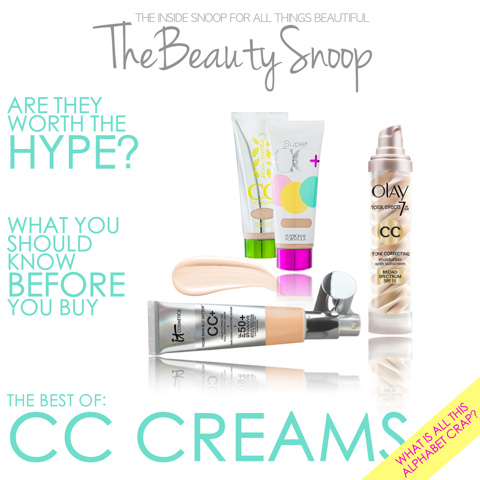 THE BEAUTY SNOOP THE MAGIC OF CC CREAMS // WITH STUDIO5 TV