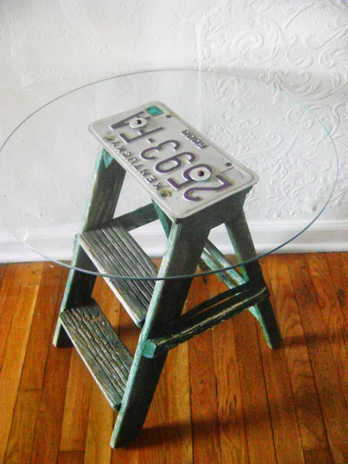 Neeleys Knits Step Ladder Side Table