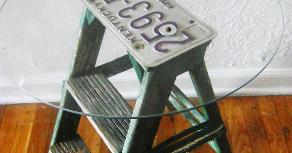 Neeleys Knits Step Ladder Side Table