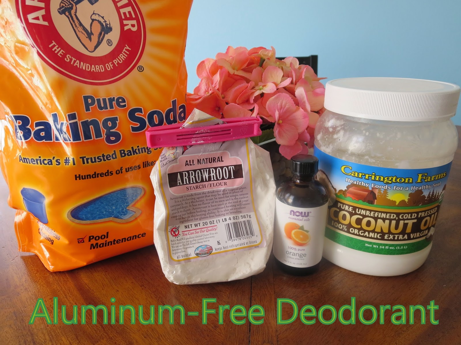 Homemade Aluminum Free Deodorant