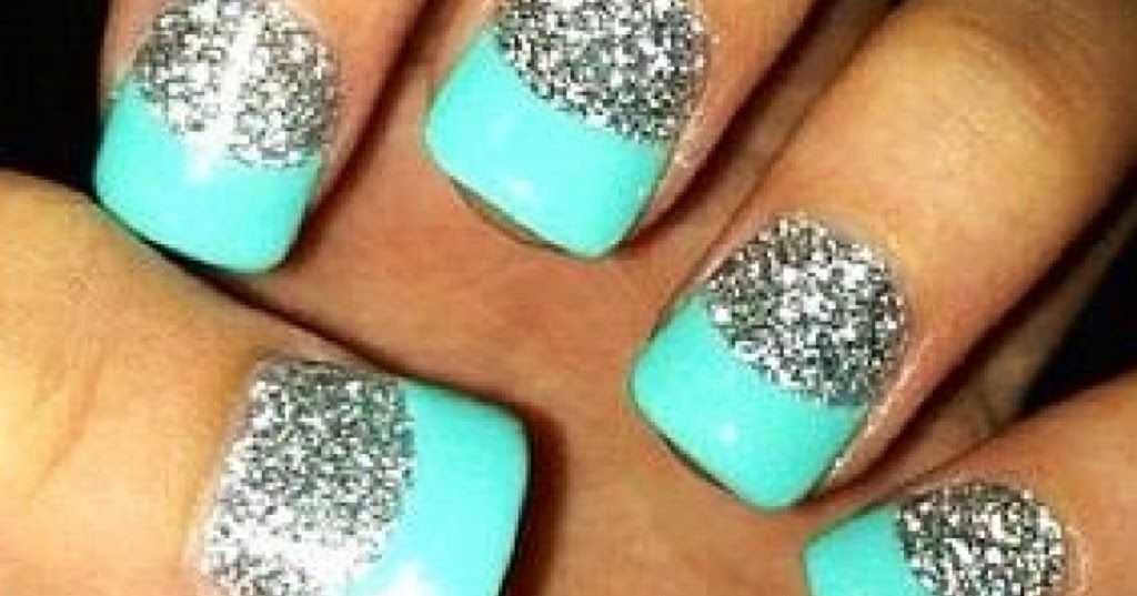 3. Teal Acrylic Nail Tips - wide 4