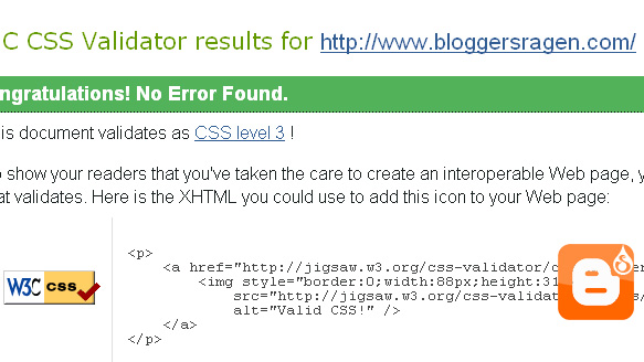 Cara Validasi CSS