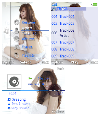 周韋彤SonyEricsson手機主題for Elm/Hazel/Yari/W20﹝240x320﹞