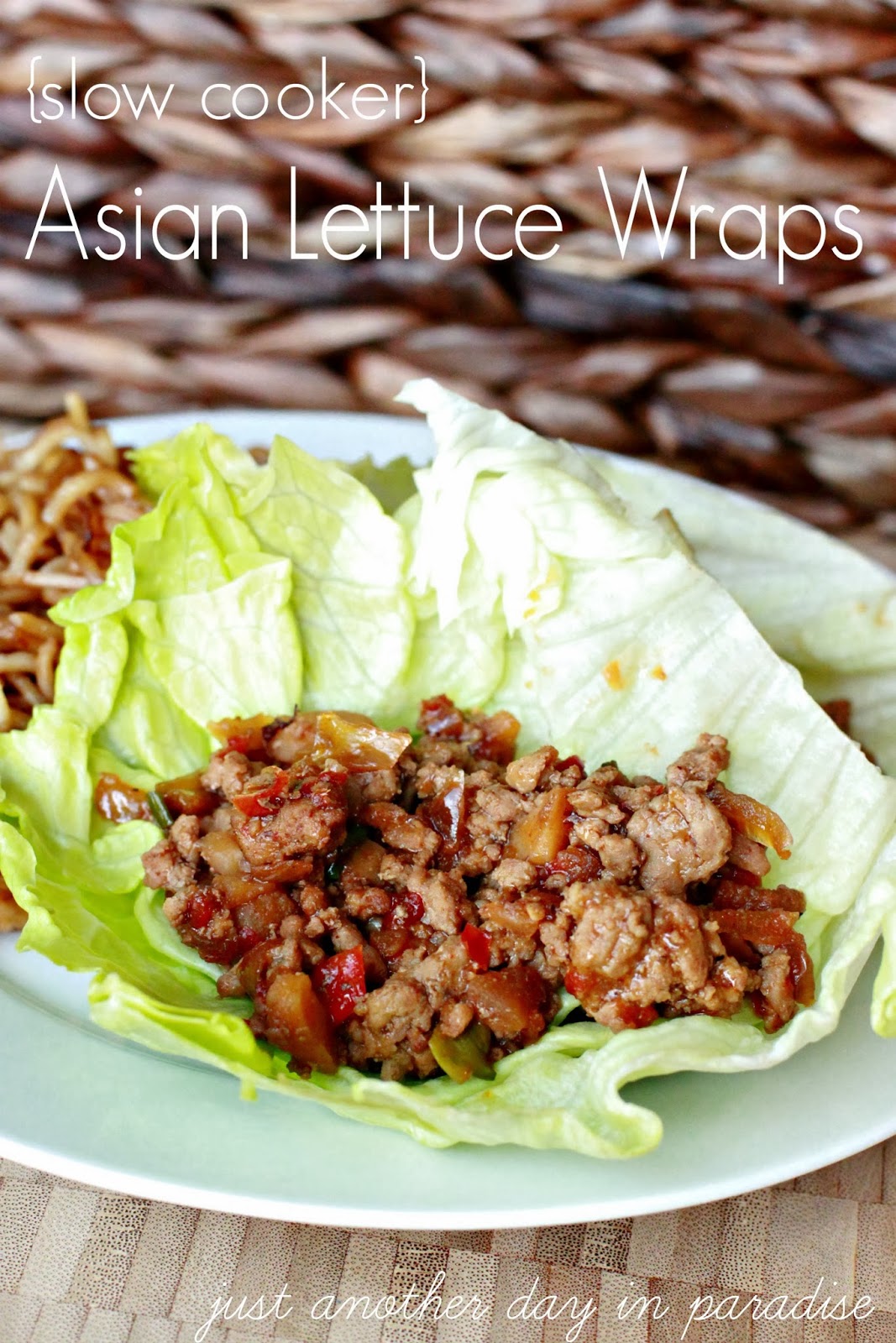 Larissa Another Day Asian Lettuce Wraps {Slow Cooker Saturday}