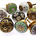Mixed Set of Shabby Chic Vintage Style Ceramic Cupboard Knobs 