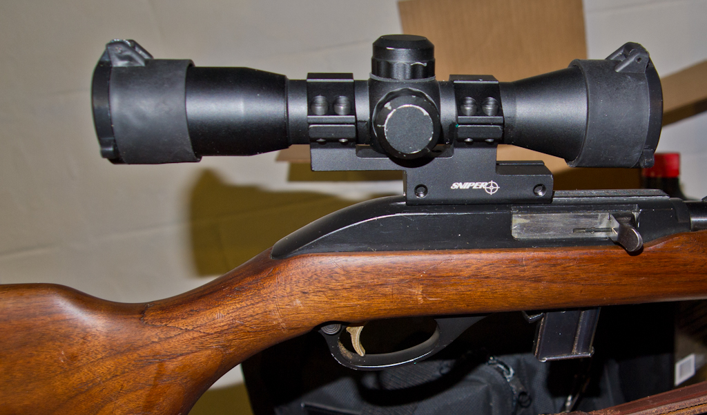 The Casual Shooter An Offset .22 Scope Mount