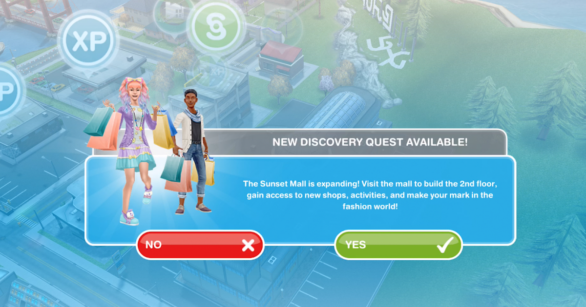 sims freeplay quests in order
