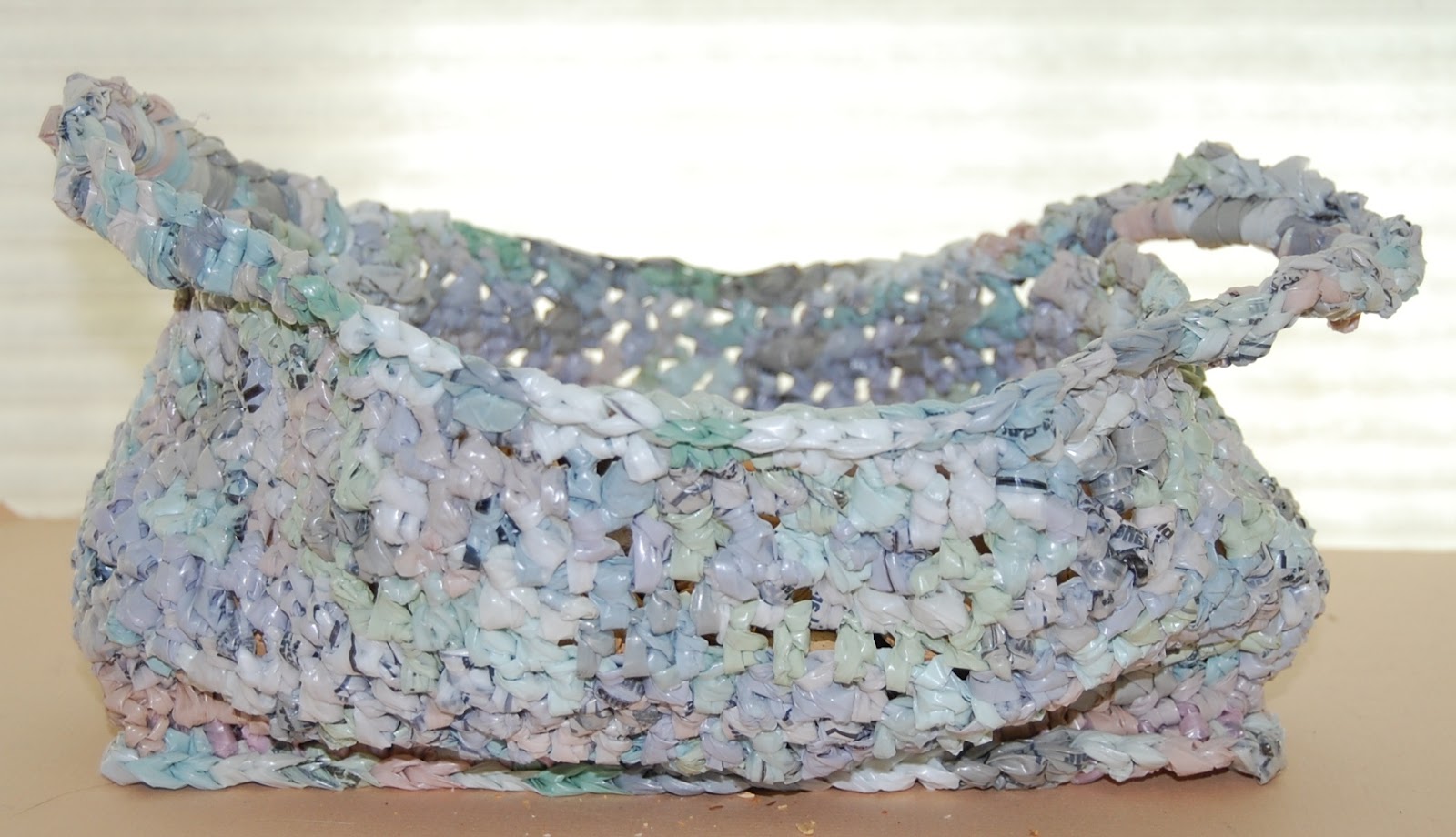 BITS & PIECES Plarn Crocheted Baskets