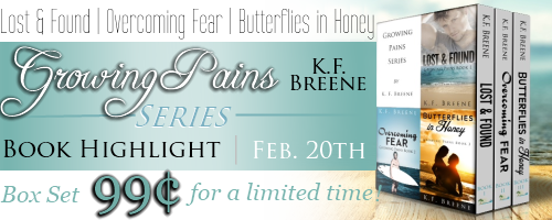 {Sale Alert+Giveaway} New Adult Romance Boxed Set: Growing Pains Series by K.F. Breene