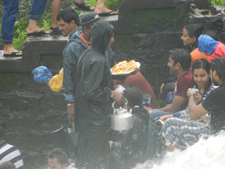 People in Buushy dam