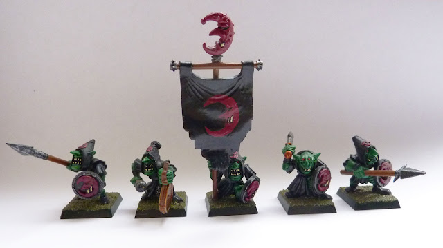 Night Goblin spear unit from Warhammer Fantasy Battle