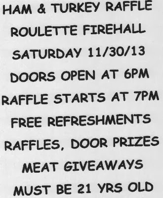 11-30 Ham & Turkey Raffle