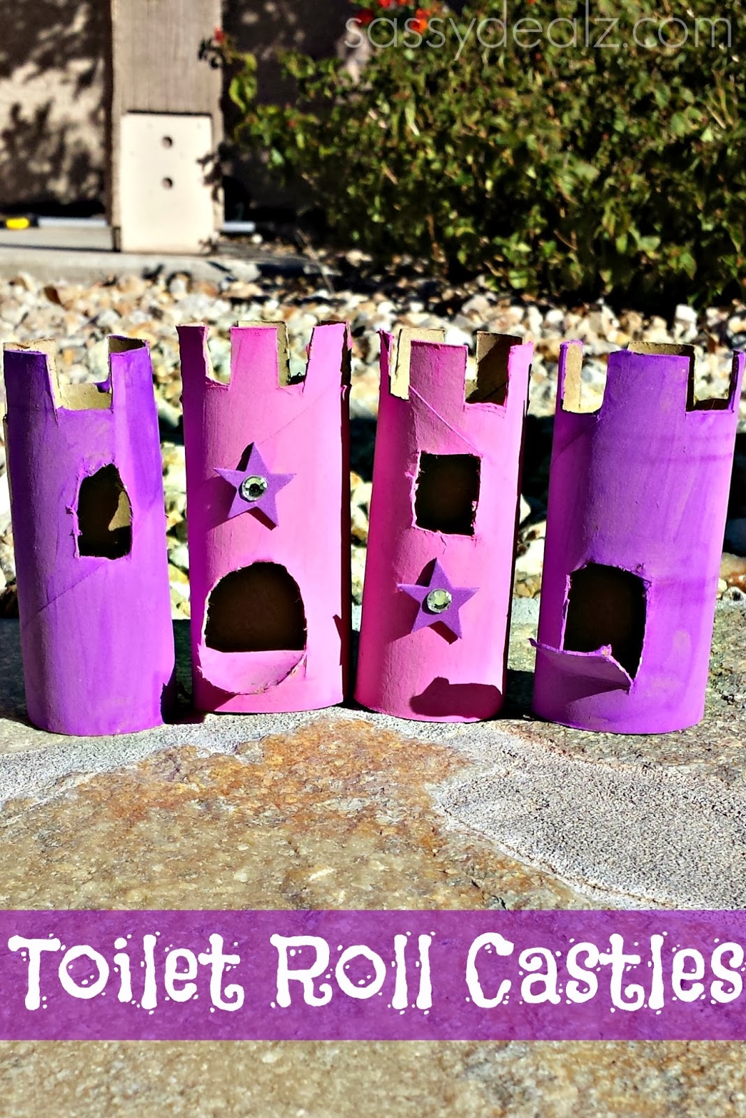 castles toilet paper roll craft