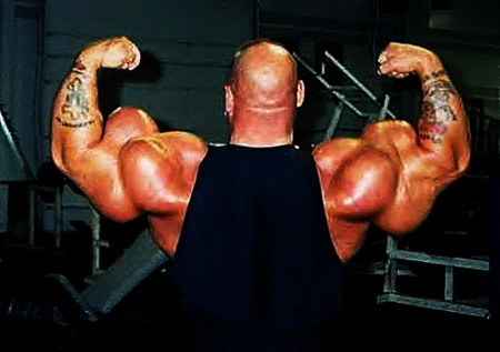 World's biggest steroid man