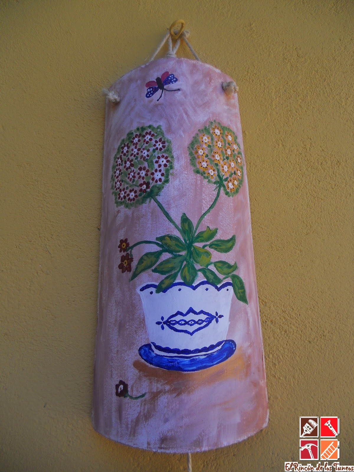 teja pintada a mano teja pintada a mano