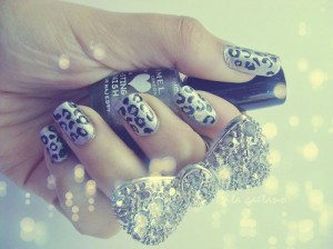 para unha Decoração Leopard nails Decoração Leopard