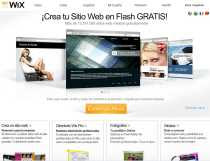 Crear páginas web en Flash gratis Wix en español
