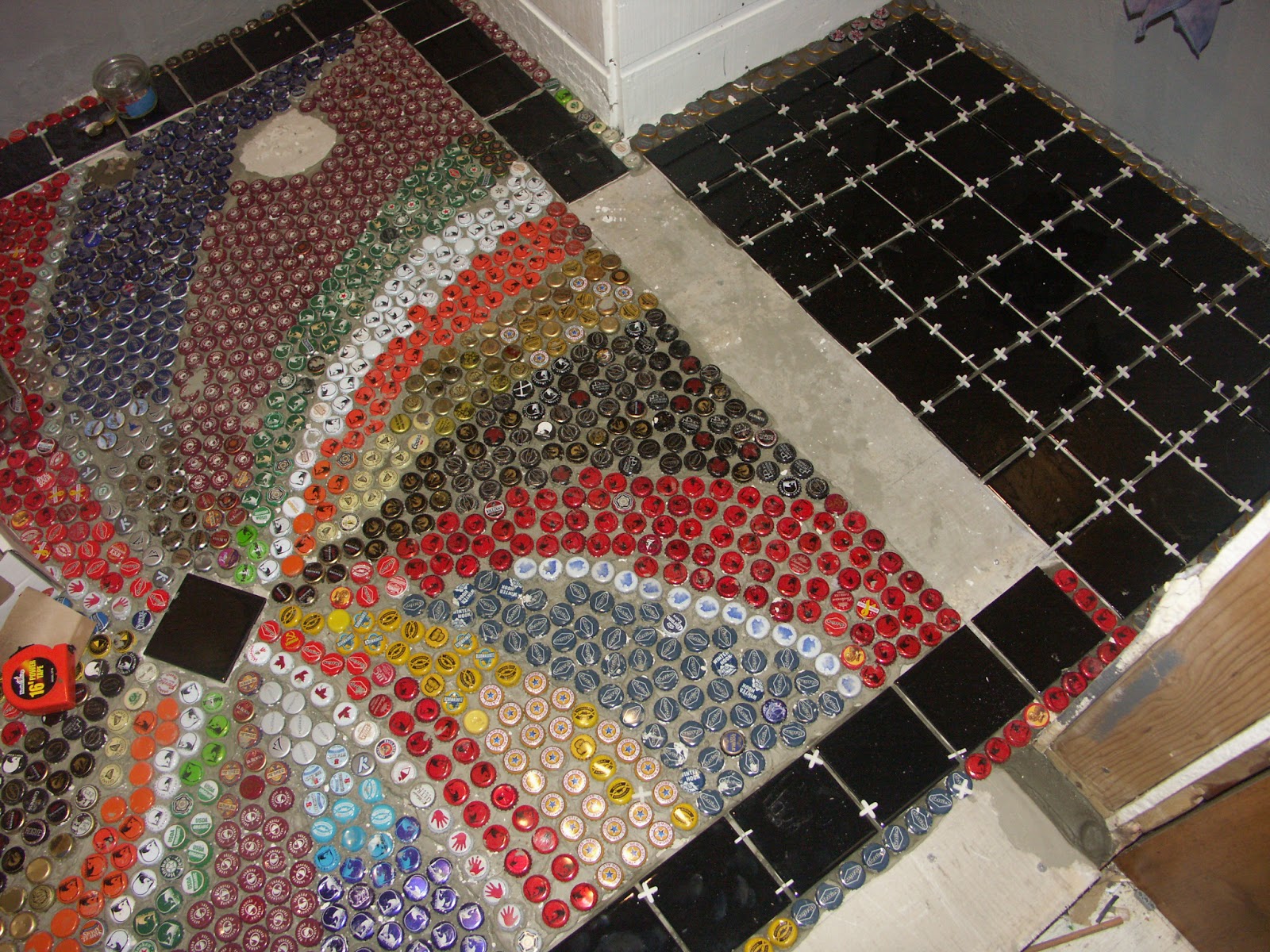 Our Irish Manor Bottle cap floor progressive
