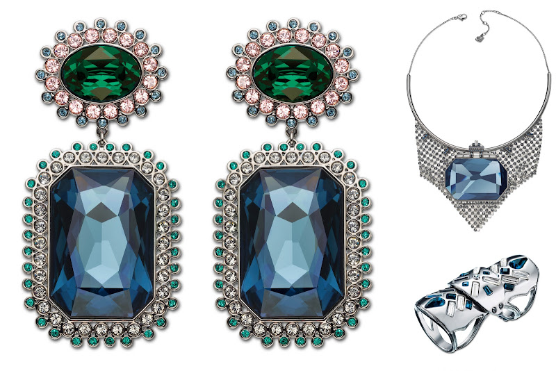 Spectacle pierced ear rings, Supreme Necklace, Shogun Ring title=