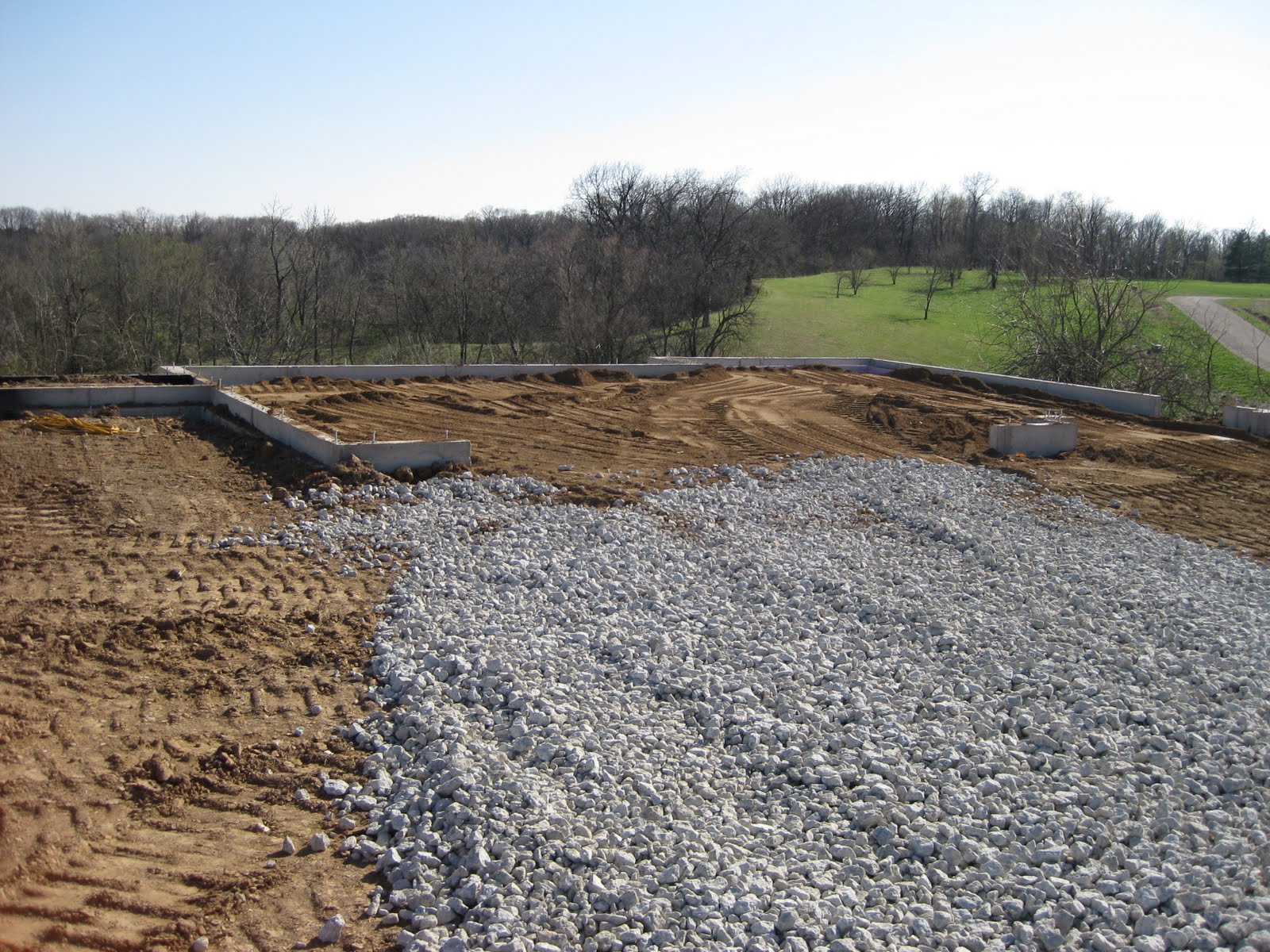 Building Our House Preparing For Concrete Floors No More Dirt
