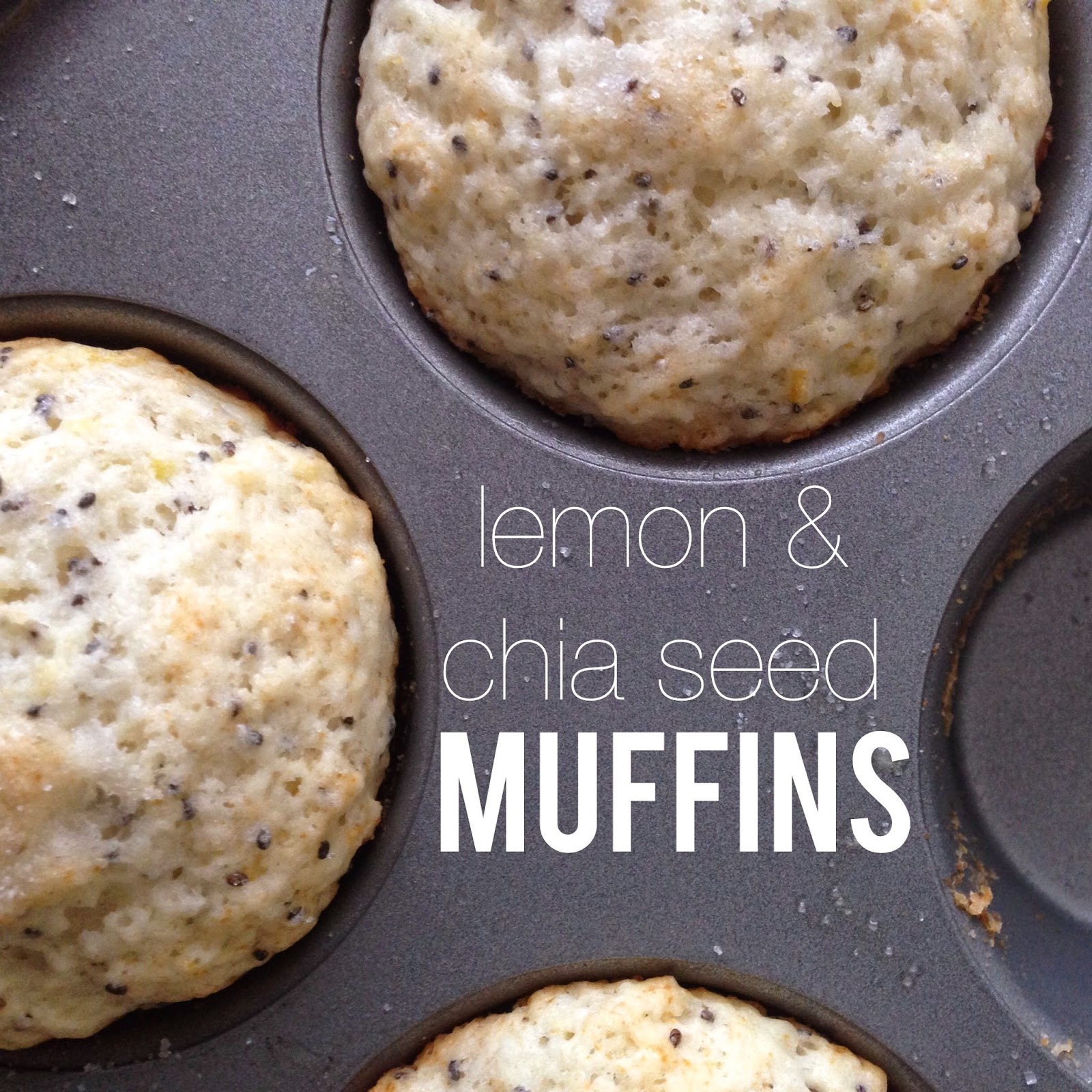 Lemon & Chia Seed Muffins